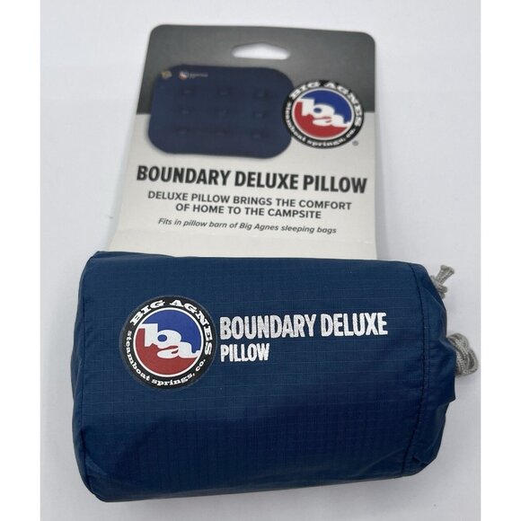 Big Agnes Boundary Deluxe Camp Pillow Blue - Picture 1 of 2